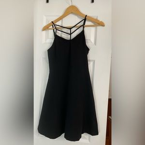 Express Sleeveless Fit & Flare Dress